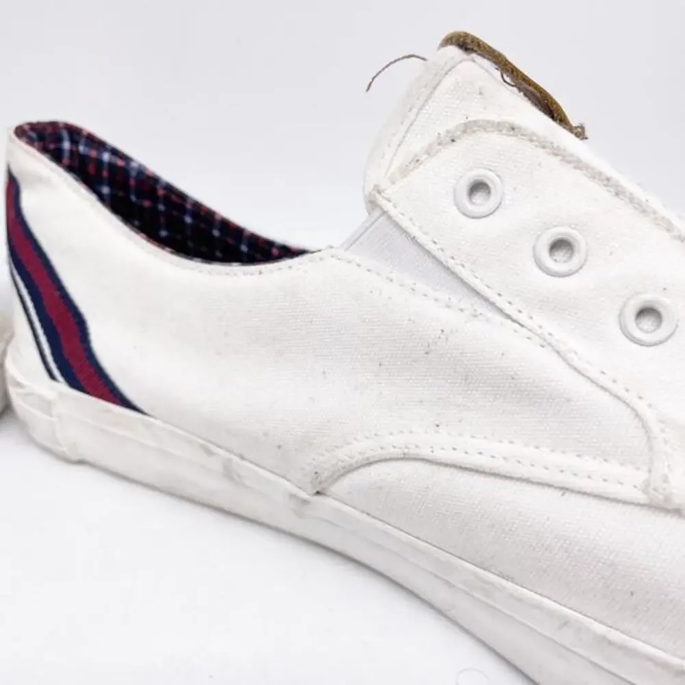 Ben Sherman Men's Percy‎ Laceless Sneakers White Size 12